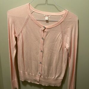 Cat & Jack Pink Button-Up Sweater